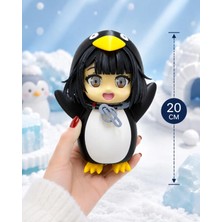 Vrd Chloe Little Administrator Gugu Gaga - Penguen Kostümlü Sevimli Anime Kız Figürü - 20 cm Kawaii Oyuncak