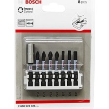 Bezos Bosch 2.608.522.326 Impact Vidalama Ucu 50 mm 8li Set Yüksek Dayanıklılık ve Kontrol