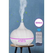 Eseno Select Aroma Difüzör Gece Işığı 7 LED Nemlendirici Kumandalı 550 ml Buhar Makinesi