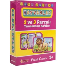 Empressco Okul Öncesi Hayvanlar 2 ve 3 Parçalı Tamamlama Kartları Kampanyalı Ürün + Aynı Gün Kargo