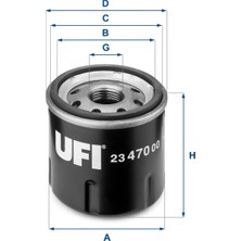 Yağ Filtresi - (Dacia Sandero, Logan) - (UFI-2347000)