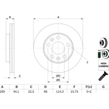 Fren Disk - (Dacia Duster, Sandero) - (FRENDI-30576)