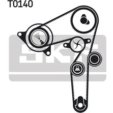 Triger Kayış Seti - (Fiat Grande Punto, 500, Punto, Doblo, Tipo, Bravo, Idea, Linea, Egea, Giulietta, Mito) - (SKF-VKMC021992)