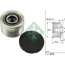 Alternatör Kasnağı - (Fiat Ducato, Scudo, Ulysse) - (SCHAEFFLER-INA-535003910)