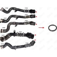 İbraş Turbo Hortum ve Conta - (Dacia Logan, Sandero, Duster, Lodgy) - (IBRAS-11013)