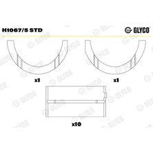 Ana Yatak - (Fiat 500, Panda, Punto, Tipo, Seicento, Fiorino, Cinquecento, Uno, Palio, Siena, Mobi, Egea) - (GLYCO-H10675STD)