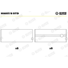 Ana Yatak - (Fiat Ducato, Scudo, Ulysse) - (GLYCO-H10575STD)