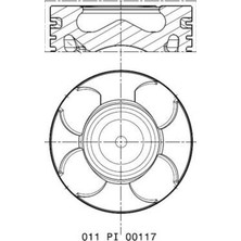 Piston Segman - (Fiat 500, Panda, Punto, Doblo, Tipo, Fiorino, Qubo, Idea, Strada, Linea, Egea, Mito) - (FEDERAL-8772660040)