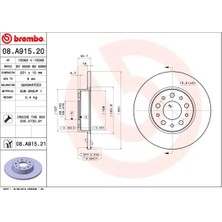 Fren Disk - (Fiat Tipo, 500, Egea) - (AYD-50911)