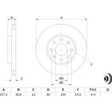 Öcal Fren Disk - (Fiat Punto, Grande Punto) - (OCAL-KARDESLER-T340)