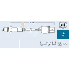 Oksijen (Lambda) Sensörü - (Fiat Grande Punto, 500, Punto, Doblo, Fiorino, Qubo, Linea) - (FAE-75034)