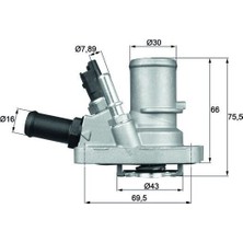Termostat - (Fiat Grande Punto, 500, Panda, Punto, Doblo, Tipo, Bravo, Fiorino, Qubo, Idea, Linea, Palio, Siena, Egea, Mito) - (MAHLE-TI14488)