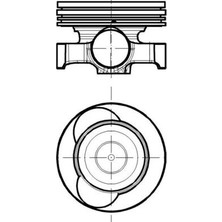 Piston Segman - (Dacia Sandero, Duster, Logan, Dokker, Lodgy) - (MAHLE-021PI00118000)