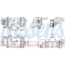 Nıssens Egr Soğutucu - (Fiat Punto, 500, Doblo, Tipo, Fiorino, Qubo, Egea, Mito) - (NISSENS-989457)