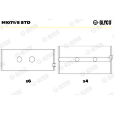 Ana Yatak - (Fiat Fiorino, Qubo) - (GLYCO-H10715STD)