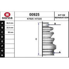 Üçel Aks Körüğü - (Fiat Barchetta, Punto, Tipo, Stilo, Sedici, Tempra, Egea, Gtv, 164, 75) - (UCEL-S10856T)