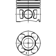 Piston Segman - (Fiat Doblo, Panda, Grande Punto, Punto, Fiorino, Qubo, Idea, Linea, Palio, Siena, Avventura) - (KOLBENSCHMIDT-41289600)