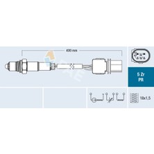 Oksijen (Lambda) Sensörü - (Fiat Grande Punto, Ducato, Bravo, Stilo, Croma, Idea) - (FAE-75061)