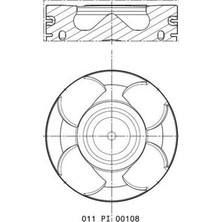 Piston Segman - (Fiat Doblo, Ducato, Freemont, Bravo, 159, Giulietta, Spider, Brera) - (GOETZE-ENGINE-8773445)