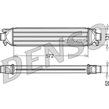 Turbo Radyatörü - (Fiat Grande Punto, Punto, Doblo, Bravo, Giulietta, Mito) - (DENSO-DIT09107)