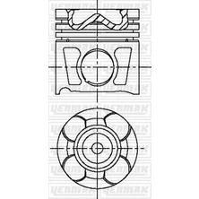 Piston Segman - (Fiat Bravo, Ducato, Doblo, Freemont, 159, Giulietta, Spider, Brera) - (YENMAK-3104197000)