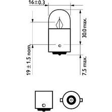 Ampül - (Fiat Fiorino, Ducato, Panda, Grande Punto, Punto, Doblo, Tipo, Bravo, Giulietta, Spider, Gtv, 164, 75, 155, 33) - (PHILIPS-12821CP)