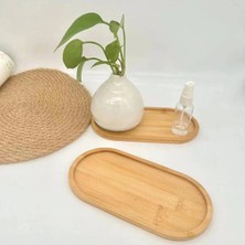Empressco Bambu Sunum Tabağı - Yağdanlık Altlığı 24 cm x  13 cm