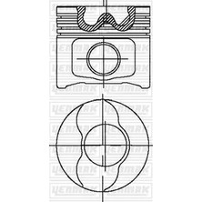 Piston Segman - (Fiat Bravo, Grande Punto, Punto, Doblo, Stilo, Croma, Sedici, Idea, Multipla, Marea, Brava, 159, 156, 166) - (YENMAK-3104281000)