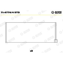 Kol Yatak - (Fiat Linea, 500, Grande Punto, Punto, Doblo, Tipo, Bravo, Idea, Strada, Palio, Siena, Egea, 159, Giulietta, Mito, Spider, Brera) - (GLYCO-F7147764STD)
