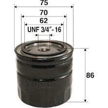 Yağ Filtresi - (Fiat Tempra, Punto, Tipo, Fiorino, Uno, x 1/9, 127, 128, Ritmo, 131, Regata, Duna, Egea, 156, Spider, Gt, 166, Gtv, 164, 155) - (VALEO-586023)