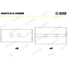 Ana Yatak - (Fiat Fiorino, Qubo) - (GLYCO-H10715030MM)