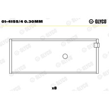 Kol Yatak - (Fiat Ulysse, Scudo) - (GLYCO-0141554030MM)