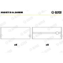 Ana Yatak - (Fiat Ulysse, Ducato, Scudo) - (GLYCO-H10575030MM)