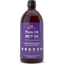Ketosource Pure C8 Mct Oıl %100 Coconut Sourced 1000 ml