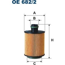 Yağ Filtresi - (Fiat Linea, 500, Panda, Grande Punto, Punto, Doblo, Tipo, Bravo, Croma, Fiorino, Qubo, Sedici, Idea, Strada, Egea, 159, Giulietta, Mito, Spider, Brera) - (FILTRON-OE6822)