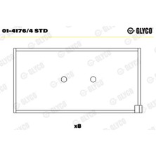 Kol Yatak - (Fiat Uno, Tipo, Croma, Ritmo, 131, Regata, 125, 238, Argenta, Elba, Premio, Egea) - (GLYCO-0141764STD)