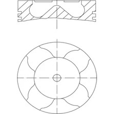 Piston Segman - (Fiat Linea, 500, Doblo, Tipo, Bravo, Egea, Giulietta, Mito) - (KING-182050040)