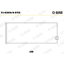 Kol Yatak - (Fiat Marea, Bravo, Coupe) - (GLYCO-7142095STD)