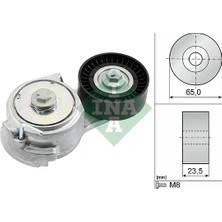 V Kayış Gergi Rulmanı - (Fiat Linea, 500, Panda, Grande Punto, Punto, Doblo, Bravo, Stilo, Fiorino, Qubo, Idea, Uno, Strada, Brava, Palio, Siena, Mille, Giulietta, Mito) - (SCHAEFFLER-INA-534006910)