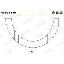 Ay Yatak - (Fiat Linea, 500, Grande Punto, Punto, Doblo, Tipo, Bravo, Idea, Egea, 159, Giulietta, Mito, Spider, Brera) - (GLYCO-A2912STD)