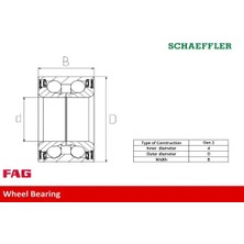 Porya ve Rulman - (Fiat Mobi, Idea, Palio, Siena, Argo) - (SCHAEFFLER-FAG-713690950)