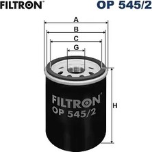 Yağ Filtresi - (Fiat Siena, 500, Panda, Grande Punto, Punto, Doblo, Tipo, Bravo, Stilo, Seicento, Fiorino, Qubo, Idea, Strada, Fullback, Linea, Marea, Brava, Palio, Egea, Mito) - (FILTRON-OP5452)