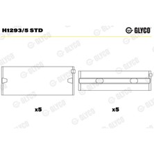 Ana Yatak - (Alfa Romeo Giulietta, 159, Mito, Spider, Brera, 500, Grande Punto, Punto, Doblo, Tipo, Bravo, Idea, Strada, Linea, Palio, Siena, Egea) - (GLYCO-H12935STD)