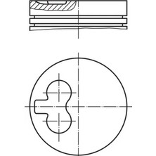 Piston Segman - (Fiat Siena, Punto, Doblo, Strada, Palio) - (KING-18205096020)