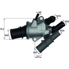 Termostat - (Fiat Punto, Doblo) - (MAHLE-TI16588)