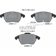 Fren Balatası - (Fiat Siena) - (TEXTAR-2358701)