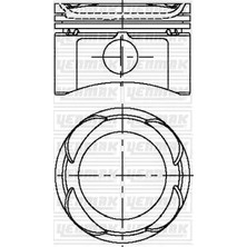 Piston Segman - (Fiat Stilo, Punto, Bravo, Idea, Brava, Palio, Siena) - (YENMAK-3104287000)