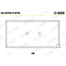 Kol Yatak - (Fiat Duna, Ducato, Punto, Tipo, Bravo, Talento, Fiorino, 124, Uno, Brava, Palio, Ritmo, Tempra, 131, Regata, Argenta, Campagnola, Elba, Egea) - (GLYCO-0141754STD)