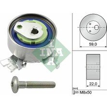 Triger Gergi Rulmanı - (Fiat Palio, Stilo) - (SCHAEFFLER-INA-531051830)
