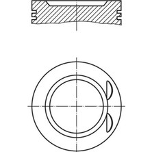 Piston Segman - (Dacia Sandero, Duster, Logan) - (MAHLE-0220600)